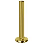 18K Gold Labret Stud 1.2 mm, 03 mm Plate (0.8 mm internal threadet)