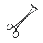 Septum forceps, thick, matt black (MSFM)