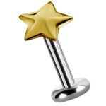 18K Gold Attachm. Star #11 for 0.5mm TL