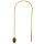 18K Threader Ear-Chain (10cm length) w Marquise Premium Zirconia
