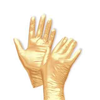 Unigloves® Fancy Gold gloves powder-free, nitrile, 100 per box - (as long as stocked)