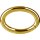 Nickelfreier 24K Gold Ovaler Bauchnabel Clicker Ring #01 1.6mm