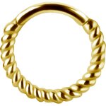 Hinged Ring 18K Gold Clicker #02