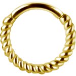 Hinged Ring 18K Gold Clicker #02