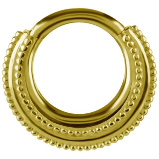 18K Gold Hinged Segment Ring #08