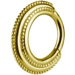 18K Gold Hinged Segment Ring #08 - 1.2 mm