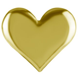 18K Gold TL Attachm. #19M Heart for 0.5 mm TL