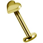 18K Gold TL Attachm. #19M Heart for 0.5 mm TL
