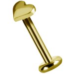 18K Gold TL Attachm. #19S Heart for 0.5 mm TL
