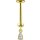 18K Gold TL Vertical Helix Attachm. #PS3 Dangle with lab-created Diamond für 0.5 mm TL