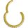 18K Gold Jew. Hinged Segment Ring 1.2 mm Premium Zirkonia