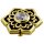 18K Gold Internal Aufsatz #30 Blume mit Premium Zirkonia