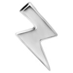 18K white gold internal attachment #02 flash for 1.2 mm...