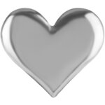 18K white gold internal attachment #19 heart - 0.8 mm for...