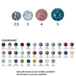 Crystal Ball 1.2mm mit Crystals und Epoxy Beschichtung