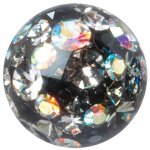 Crystal Ball Multi 1.6 mm with Crystals, Epoxy - (as long...