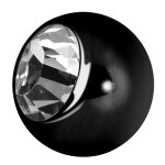 Jew. Ball Black 1.2mm, Steel - (as long as stocked)