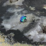 Steel Disc 1.2 mm, Prong Setting, Synthetic Opal (for 1.6...
