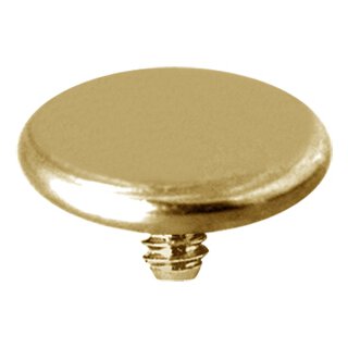 Golden Titan Disc 1.2 mm für 1.6 mm Internal Schmuck (z.B. Dermal Anchor)