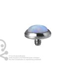 Titan Disc 0.8mm, Synthetic Opal (für 1.2mm Labret/Barbells/Mini-DA)